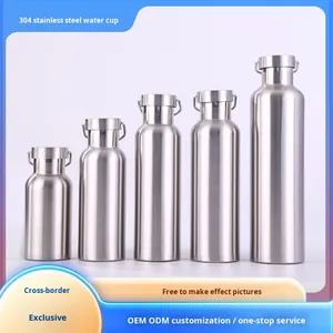 Portable New Large Mouth <b>Sports</b> <b>Water</b> <b>Bottle</b> for Cycling Insulated Temperature Display Foldable Design 6-12 Hours Thermal Steel - Product Image 2
