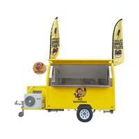 Chariots et remorques alimentaires, camions de restauration mobiles personnalisés, restauration rapide, traiteur extérieur, remorque alimentaire en acier inoxydable remorquable type capsule