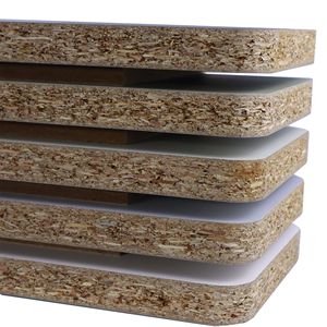 Tablero de partículas de <span class=keywords><strong>chapa</strong></span> impermeable de buena venta, tablero de aglomerado de melamina de 6mm, hoja de madera 4x8 para <span class=keywords><strong>puerta</strong></span> de armario - Product Image 2