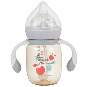 PINKAH Gourde d'apprentissage 3D Hérisson 210 ml (7oz) en PPSU sans BPA pour enfants, avec couvercles à paille 2-en-1 et poignée - Product Image 2