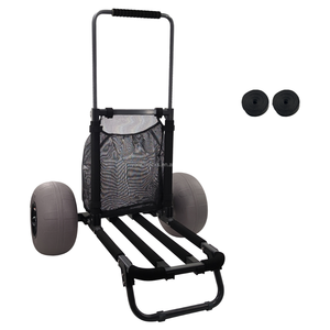 Настраиваемая Складная пляжная тележка Yonk с алюминиевой конструкцией, двухколесная платформа для воздушных шаров-OEM поддерживается для использования инструментов - Product Image 1