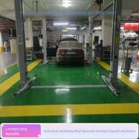 Tapis de sol en PVC à haute densité anti-vibrations Duonik pour les stations de service automobile toute la journée