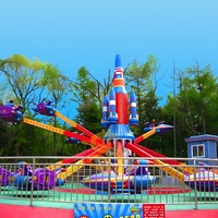 Manège d'attraction pour enfants, équipement de terrain de jeux, avion à commande manuelle, divertissant et abordable, à vendre