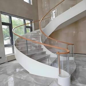 กระจกนิรภัยโค้งงอแบบกำหนดเอง หนา 3 มม.-19 มม. สำหรับราวบันไดและระเบียงอาคาร - Product Image 5