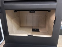 Poêle à bois d'intérieur en acier noir de 14,4 kW avec zone de chauffage de 1550 pieds carrés, pour brûler du bois de chauffage, avec bûches incluses