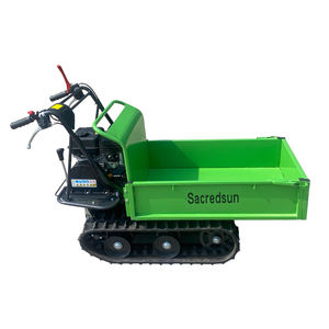 Mini-dumper chenillé hydraulique à essence haute performance de 300 kg, fabriqué en Chine, pour vergers de fruits (pommes, oranges). - Product Image 6