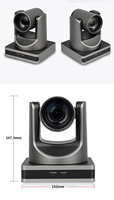 Cámara PTZ 1080P 60fps con Zoom Óptico 12X, Cámara de Videoconferencia con PoE y HMI, Enfoque Automático con IA para Educación, Iglesias y Transmisiones