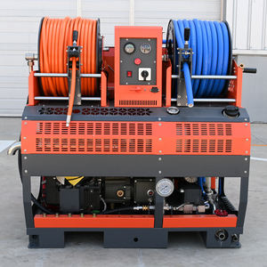 Machine de nettoyage de canalisations d'<span class=keywords><strong>essence</strong></span> 300bar/4350psi/30lpm Boîte de vitesses avec système de capteurs Réservoir d'eau 500L Machine de nettoyage de canalisations - Product Image 4