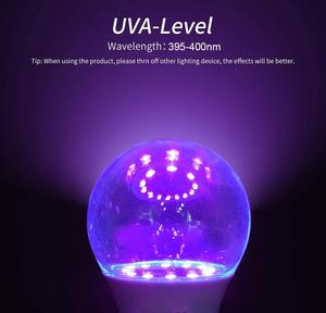 E26 E27 395-400NM Ultraviolet Fluorescent Lamp Glow in the Dark <strong>Neon</strong> Glow 12W UV LED <strong>Light</strong> <strong>Bulbs</strong> - Product Image 2