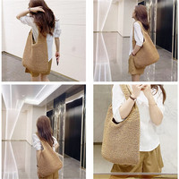Mini sac doré en macramé, nouveau sac à main simple en gelée pour femmes, sacs de plage en stock à Bali, couleur unie, sacs pour jeunes femmes