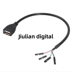 Kabel koneksi Data perempuan USB2.0 1P & 4P Dupont Adapter USB Pin kabel <span class=keywords><strong>Motherboard</strong></span> komponen elektronik - Product Image 5