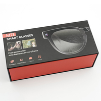 Lunettes Intelligentes MT3 2026 avec IA, Caméra 8MP, Bouton Tactile HD, Traduction IA, Chargement Type-C, Lecteur de Musique, Monture PVC, Vidéo Sportive Extérieure