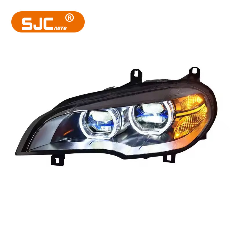 2x160w LED Angel Eyes Lights Canbus For BMW E60 E61 E63 X5 E70 X6 E71 E90 E91 E92 E93 M3 E89 E82 E87 H8 LED Headlight White Blue - 34