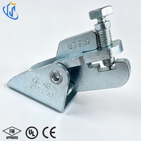 Fixation de stabilisation UTT10 électrogalvanisée pour système de tuyauterie d'irrigation par aspersion