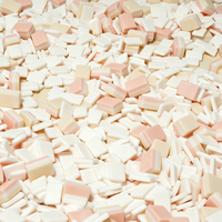 Tuiles de Mahjong en Acrylique Superposées Peintes à la Main, Thème Macaron, Desserts et Bonbons, Tuiles de Mahjong Américain pour Table de Jeu