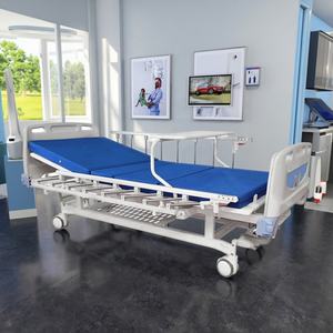Медицинская кровать с регулируемой спинкой, складными металлическими поручнями, изголовьем из полипропилена, современный дизайн, основание из нержавеющей стали, для инфузий, CE ISO - Product Image 6