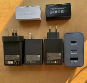 ORG อะแดปเตอร์แปลงไฟ65W EP-T6530 3ขา3ขาสำหรับ EU US UK ชนิด USB C 3พอร์ตที่ชาร์จชาร์จเร็วสุดๆสำหรับ <span class=keywords><strong>Samsung</strong></span> - Product Image 1