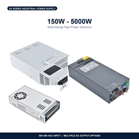Transformateur d'alimentation LED 360W 12V DC-AC, entrée 110-260V, sortie simple 10A avec protection contre les surintensités et les surtensions