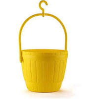 Pot de fleurs suspendu en métal blanc doré, revêtement poudré, design classique, couleur et forme personnalisées, pour intérieur/extérieur, maison, hôtel