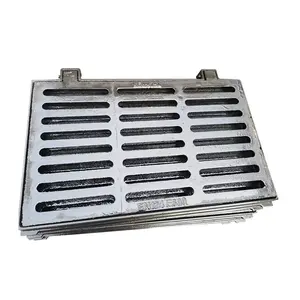 Cast iron rain grate 500*500 Drain trench cover Single drain grate ductile iron grate