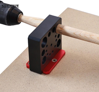 Outil auxiliaire pour la fabrication de chevilles, métrique, 8 trous, réglable, pour le travail du bois, mini perceuse électrique pratique, gabarit de fabrication de chevilles