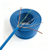 Câble LAN en cuivre Cat5 & Cat6 blindé FTP UTP pour intérieur 305m 100MHz/350MHz gaine PVC/LSZH avec 4 paires, prix au mètre