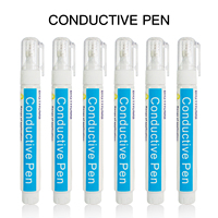 Stylo conducteur en argent, stylo micro-pointe, peinture électrique conductrice