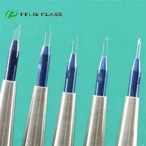 Lames en verre saphir personnalisées pour la dermatologie et les implants folliculaires, haute transparence, dureté 9 Mohs, outils chirurgicaux anti-impact - Product Image 2