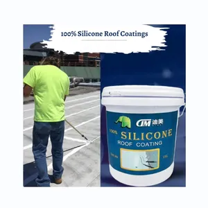 Environmental Friendly Raw Materials Silicon Polymer Waterproofing Coating For Roof Wall Metal