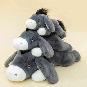 Peluche âne réaliste personnalisée CE CPC, jouet en peluche animal de la ferme moelleux, âne couché en peluche, vente en gros, fournisseur OEM ODM - Product Image 2