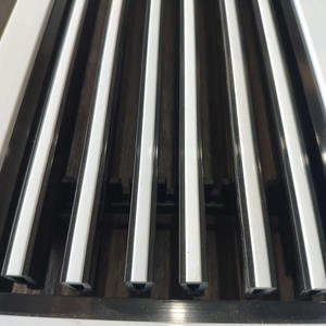 <span class=keywords><strong>Grille</strong></span> de couverture de ventilation de climatiseur, système de ventilation de climatiseur personnalisé, couleur noire et blanche réglable - Product Image 4