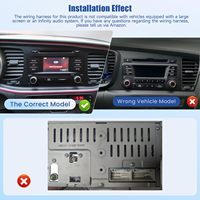 Autoradio Android 9 pouces Octa Core pour Kia K5 Optima 2011-2015 avec CarPlay, GPS, Navigation, SWC, RHD, Lecteur Multimédia
