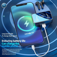Earphone Stereo Nirkabel OEM S20 Bluetooth In-Ear dengan Layar LED Tahan Air untuk Ponsel