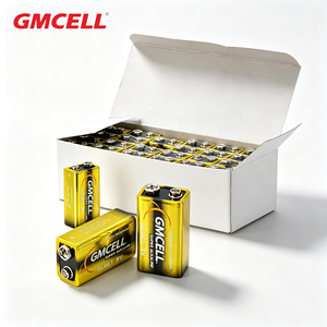 Batería Alcalina Super GMCELL 9V 6LR61, Larga Duración, 10 Años de Vida Útil para Micrófono, Multímetro, Detector de Humo, Certificado MSDS - Product Image 3