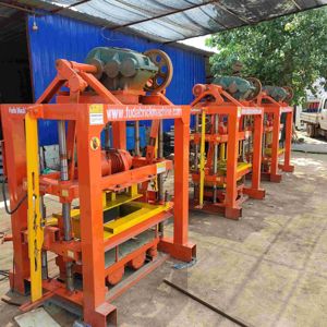 Machine à briques de ciment à verrouillage <span class=keywords><strong>inter</strong></span> faisant des blocs hydrlic mechin finisseur de pavage en béton manuel à haut profit - Product Image 2