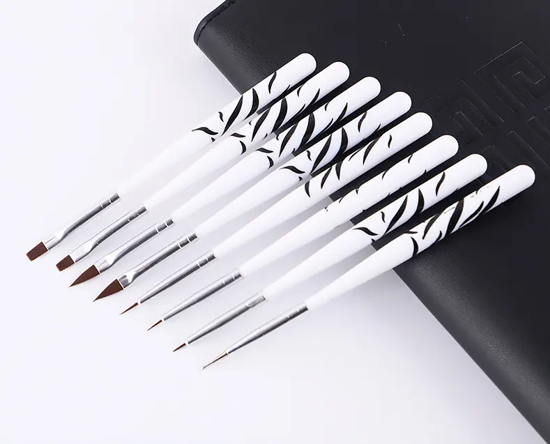 8 Cái Zebra Gel Nail Art Wax Pen Ba Lan Cuticle Oil Pen Nail Art Set Nail Art Brush Pen