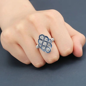 Anello Ispirato al Vintage per Donne, Elegante Anello da Dito, Gioiello di Moda Quotidiana - Product Image 4