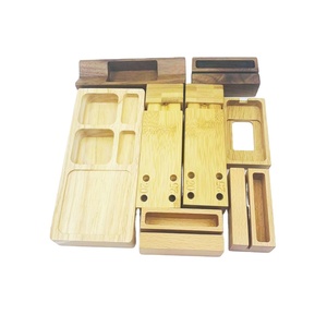 Plataforma de Madera CNC con Borde Envolvente para Productos Electrónicos de Haya (Parte Superior Izquierda y Derecha) - Product Image 1
