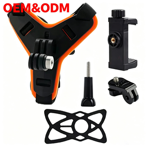 GoPro Hero/DJI Osmo Action/nsta360 X5 Kask Çene Montaj Kiti için Popüler Kaymaz Askı Aparatı, Telefonlar ve Aksiyon Kameraları ile Uyumlu - Product Image 1