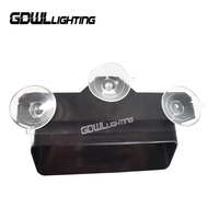 12V 24V 8LED 3 vatios luz estroboscópica tablero cubierta coche luz de advertencia de emergencia