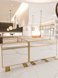 Panneau de séparation mi-hauteur pour restaurants, bars à barbecue, salons de thé – Écran décoratif simple et moderne - Product Image 6