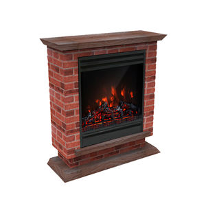 เตาผิงไฟฟ้าพร้อมเอฟเฟกต์อิฐสีแดงใช้ตกแต่งบ้านและโรงแรมยอดนิยมใหม่ - Product Image 2