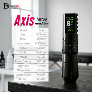 Máquina de <span class=keywords><strong>Tatuaje</strong></span> Inalámbrica Profesional XNET 370 con Motor de 2.0-4.2mm y Carrera Ajustable para Principiantes y Artistas del Arte Corporal - Product Image 4