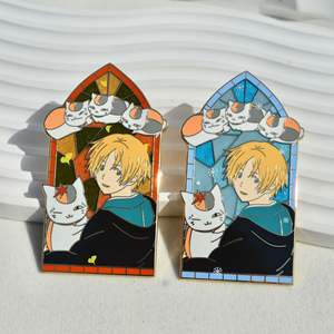 5CM Natsume <span class=keywords><strong>Yuujinchou</strong></span> dibujos animados Baji Ba Ji recoger Anime aleación insignia broche Pin - Product Image 2