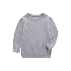 Pull doux à col rond pour enfants, pull léger pour garçons et filles, idéal pour l'école, port décontracté en superposition, pour les journées fraîches - Product Image 5