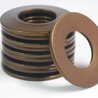 Disc Springs with an Outer Diameter of 40-250 mm Spring Washers, Disc Washers, and Leaf Springs Available in Custom Circular