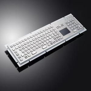 304 Stainless Steel Integrated Metal Keyboard With Touch <b>Mouse</b> <b>Wired</b> English Multimedia Function Keys For Mining Equipment - Product Image 4