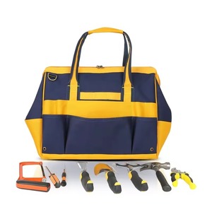 Sac de transport portable multi-poches 35L pour outils, robuste, de luxe, extra large, en toile de polyester, avec fermeture éclair, résistant à l'eau - Product Image 1