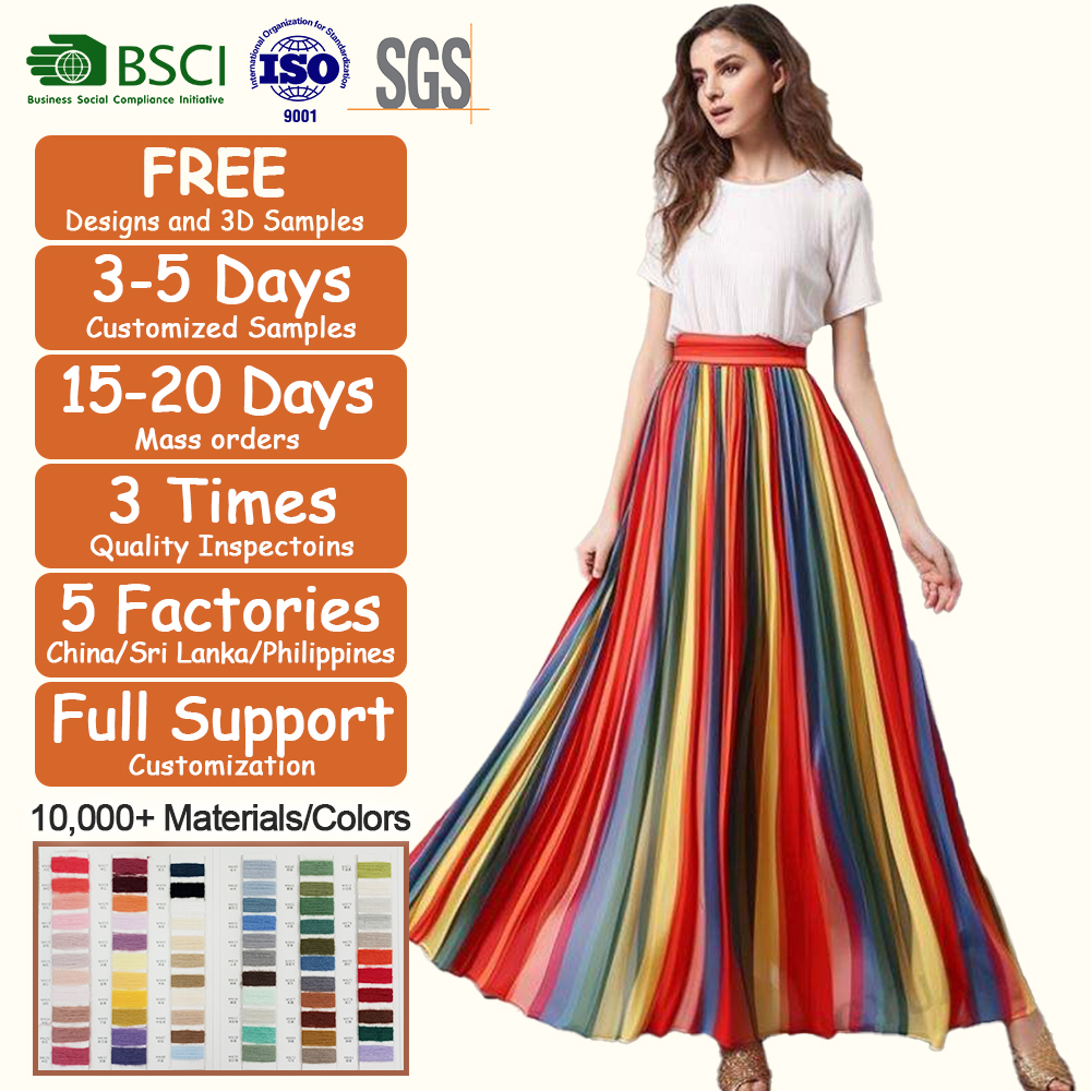 Gorgeous Wholesale rainbow skirt long To Express Yourself Alibaba