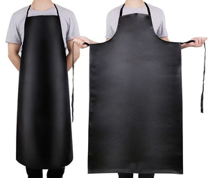 Ff5013 người đàn ông phụ nữ nấu ăn vẽ Pet grooming vườn làm việc tạp dề không thấm nước dầu-proof Heavy Duty PU Tạp dề da - Product Image 1